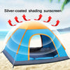Outdoor Camping Beach Rainproof Sun-proof Automatic Quick Install Tent For Double People(Blue)
