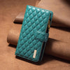 For Samsung Galaxy A56 5G Diamond Lattice Zipper Wallet Leather Flip Phone Case(Green)