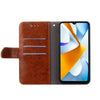 For alcatel 1B 2022 Geometric Stitching Horizontal Flip Leather Phone Case(Yellow)