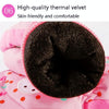 Cartoon Bow Rabbit Pattern Children Ski Gloves Windproof Waterproof Warm Cotton Gloves, Colour: Red(L)