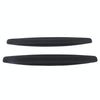 2 PCS Universal Car Body Carbon Fiber Bumper Guard Protector Sticker/Car Crash Bar Bumper Strips /Car Crash Strips/Anti-rub Strips/Anti-rub Bar(Black)