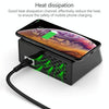 X9 9 in 1 QC 3.0 USB Interface + 6 USB Ports + PD 65W Ports + QI Wireless Fast Charging Multi-function Charger with LED Display