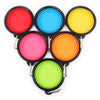 Collapsible Silicone Pet Bowl, 13cm, Portable Travel Dog/Cat Bowl (Random Colour)