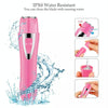 2 in 1 Lady Shaving Hair Removal Device Electric Mini Shaving Nose Hair Remover(Pink)