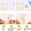 Wooden Painting Template Toy Kit Baby Graffiti Learning Drawing Tools