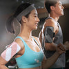 Running Mobile Phone Arm Bag Outdoor Equipment Wrist Bag(Pink White)