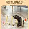 S Type Foldable Cat Tunnel Spring Toy(Mouse)