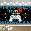150x90cm Game Console Theme Birthday Background Birthday Party Decoration Banner(2023SRB54)