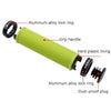 MEROCA Mountain Bike Anti-slip Shock Absorber Riding Grip Cover, Style: Bilateral Lock Thread ME15 Red