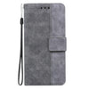 For Xiaomi Redmi K70 Pro / K70 Geometric Embossed Leather Phone Case(Grey)