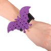 Halloween Pop Ring Bracelet Ghost Festival Gift Party Decorations(Purple Bat)