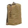 Upgrade Zipper Pockets Outdoor Travel Man Canvas Double Shoulder Backpack Student Schoolbag, Specification: Small Khaki