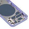 iPhone 12 Mini Back Cover Purple - SIM Tray & Lens