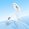 Borofone BX114 Structure 2.4A USB to Micro USB Charging Data Cable, Length: 1m(White)