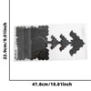 3m Halloween Honeycomb Garland Pendant Spider Bat Party Flag Scene Layout Props(Bat)