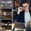 For Samsung Galaxy A56 CaseMe 013 Multifunctional Horizontal Flip Leather Phone Case(Coffee)