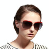 HDCRAFTER E016 Retro Fashion Ultraviolet-proof Polarized Sunglasses for Women(Black)