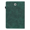 For Samsung Galaxy Tab S2 9.7 T815 Peacock Embossed Pattern TPU + PU Horizontal Flip Leather Case with Holder & Card Slots & Wallet(Green)