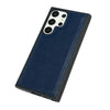 For Samsung Galaxy S25 5G Cowhide Texture Back Cover Phone Case(Royal Blue)