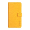 For Alcatel 1 Ultra idewei Crazy Horse Texture Leather Phone Case(Yellow)