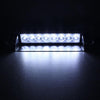 8W 800LM 8-LED White Light 3-Modes Adjustable Angle Car Strobe Flash Dash Emergency Light Warning Lamp with Suckers, DC 12V