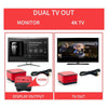 M12 Mini Cube Arcade Game Console HD TV Game Player Support TF Card with Black+Red Controllers 16G