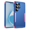 For Samsung Galaxy S25 Ultra 5G TPU + PC Shockproof Protective Phone Case(Royal Blue + Pink)