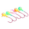 HENGJIA 5colors/set Lua Lead Head Hook Set Colorful Fish Hook Set, Specification: 10.5g