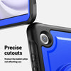 For Samsung Galaxy Tab A9 Honeycomb Hybrid Tablet Case with Handle Holder & Strap(Dark Blue)