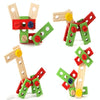 Wooden Carpenter Tool Set Maintenance Box Wooden Educational Toy for Children