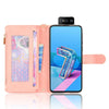For ASUS Zenfone 7 Pro ZS671KS Litchi Texture Zipper Leather Phone Case(Pink)