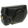 Retro Style PU Leather Camera Case Bag with Strap for Sony RX100 M3 / M4 / M5(Black)