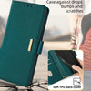For ASUS Zenfone 8 Flip ZS672KS Crossbody Chain Leather Phone Case(Green)