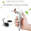 Electric Scrubber Make-Up Brush Cleaning Machine Automatic Dryer USB Rechargeable Make-Up Brush Cleaner(Black)