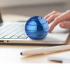 Fully Disassembled Rotating Tabletop Ball Decompression Gyroscope Tabletop Toy, Specification:Diameter 45mm(Silver)