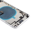iPhone 8 Battery Cover Assembly w/Side Keys, Speaker, Vibrator - Silver