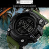 SKMEI 1384 Multifunctional Men Outdoor Fashion Noctilucent Waterproof LED Digital Watch (Black)