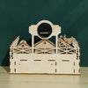 Santa Claus Factory 3D Wooden Puzzle Toys DIY Handmade Ornaments