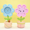 DIY Flower Clock Toy(Blue)