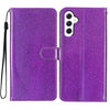 For Samsung Galaxy A36 5G Glitter Powder Flip Leather Phone Case(Purple)