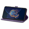For  Asus Zenfone 8 Flip Mandala Embossing Pattern Horizontal Flip Leather Case with Holder & Card Slots & Wallet & Lanyard(Purple)