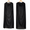 Adult Cape Halloween Devil Cloak Costume Festival Party Fancy Robe Shawl Costumes with Cap for Women Men(Black)