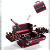 Professional Makeup Box Beauty Salon Manicure Toolbox, Color:Magic Red