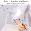 L4 Multifunctional Wireless Charging LED Desk Lamp with Bluetooth 5.0 Speaker(Black)