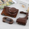 Full Body Camera PU Leather Case Bag with Strap for Samsung Galaxy Camera EK-GC100 / EK-GC110 / EK-GC200(Coffee)