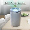 Portable UV Sterilization Anion Air Purifier Car Home Air Humidifier (White)