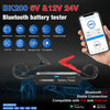 KONNWEI BK200 6V/12V/24V Car Bluetooth Battery Tester(Black)