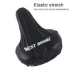 WEST BIKING 2pcs Bicycle Saddle Rain Cover Riding Equipment(Black)
