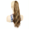 P96 Clip-On Wig Long Ponytail Water Ripple Long Curly Wig(6H24)