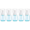 5 PCS Travel Plastic Bottles Leak Proof Portable Travel Accessories Small Bottles Containers, 30ml(Blue)